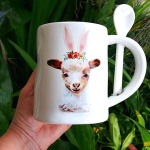 NWT Happy Spring Baby Sheep Coffee / Tea Mug